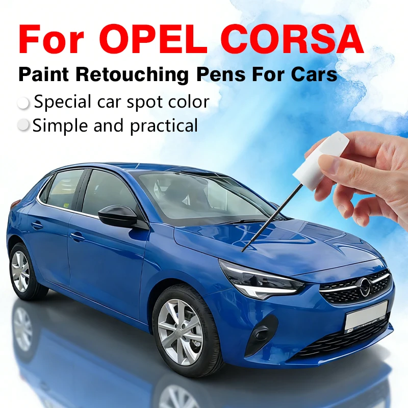 For OPEL CORSA Touch-Up Paint Pen – Car Scratch Repair Paint Protection & Clear Coat Gloss Finish Power Orange Quartz Grey