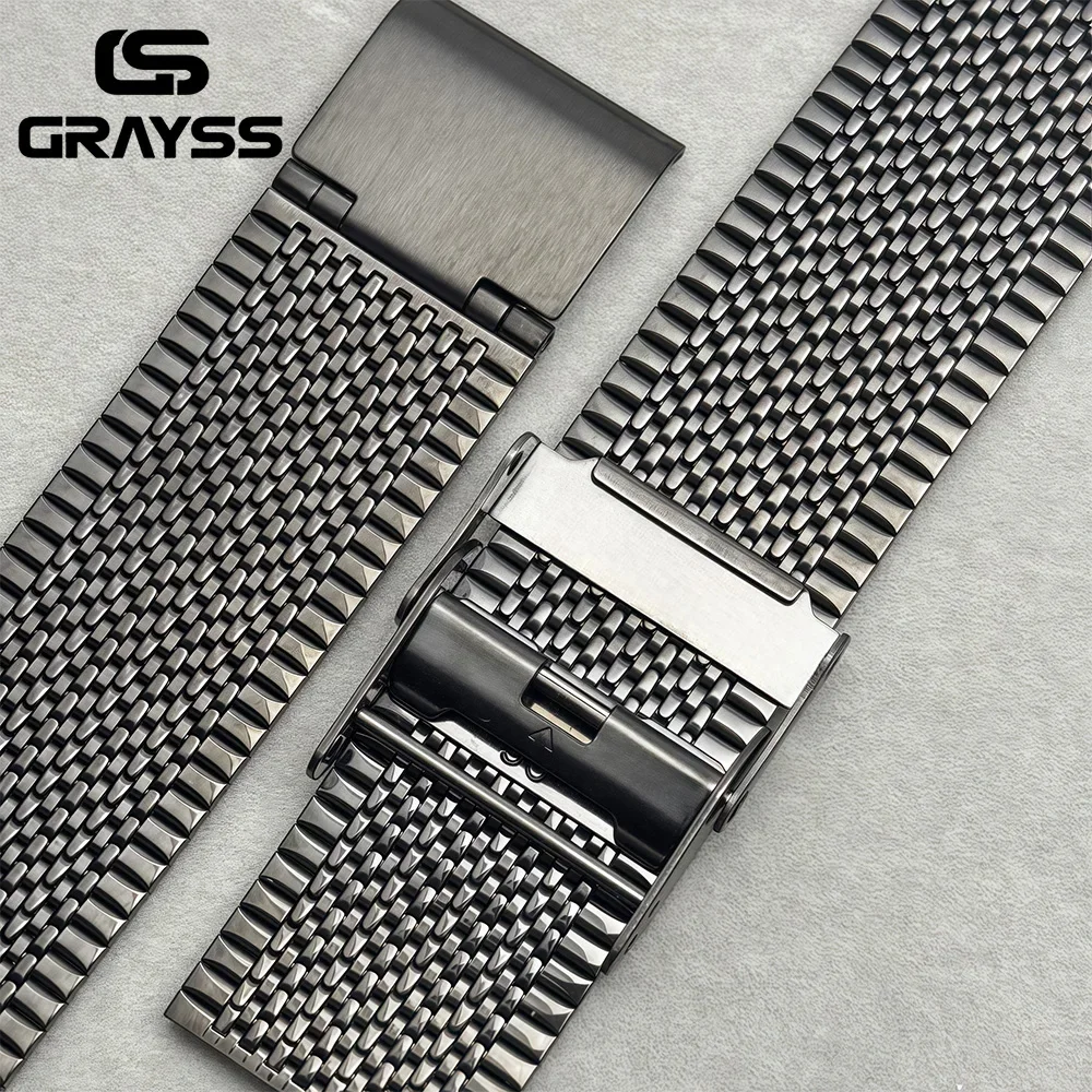 SKX mod Sapphire Crystal Vintage 38mm Edge Cutting Polishing Dive Black Watch Case for NH34 NH35 NH36 NH70 20bar Watch parth