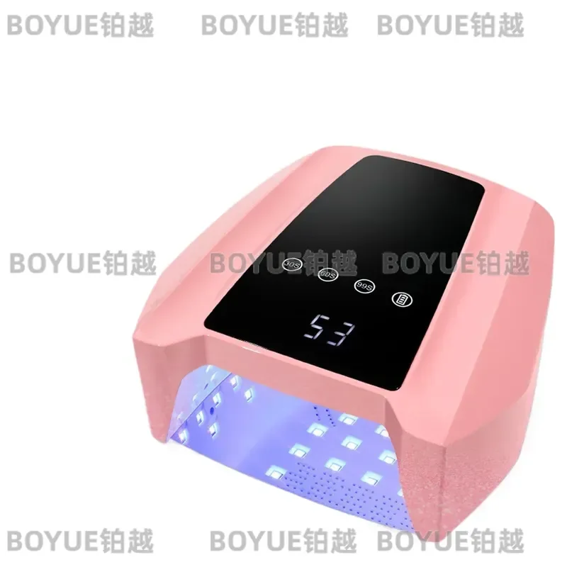 S90 LED Nail Lamp with Wireless Charging Manicure Light Storage Quick Dry UV Gel Polish Curing Machine for Home Salon Use