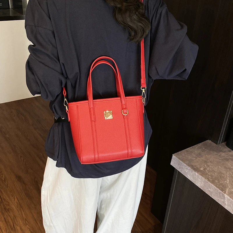 

Элегантная женская роскошная кожаная сумка через плечо, классическая модная сумка через плечо, дизайнерская сумка-тоут для современной повседневной носки