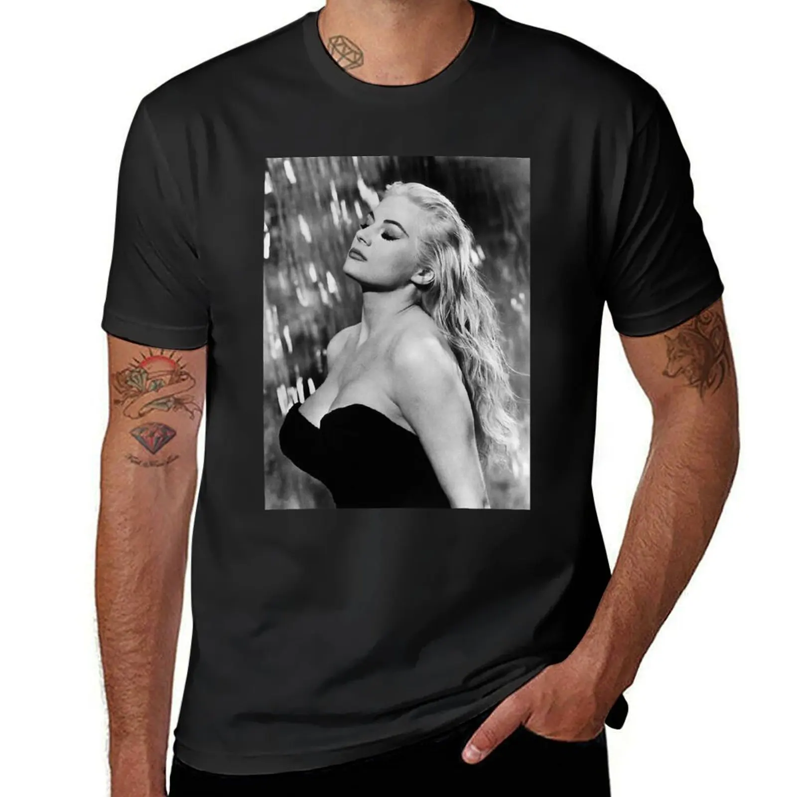 Anita Ekberg (8) T-Shirt sports fans hippie clothes blanks fruit of the loom mens t shirts