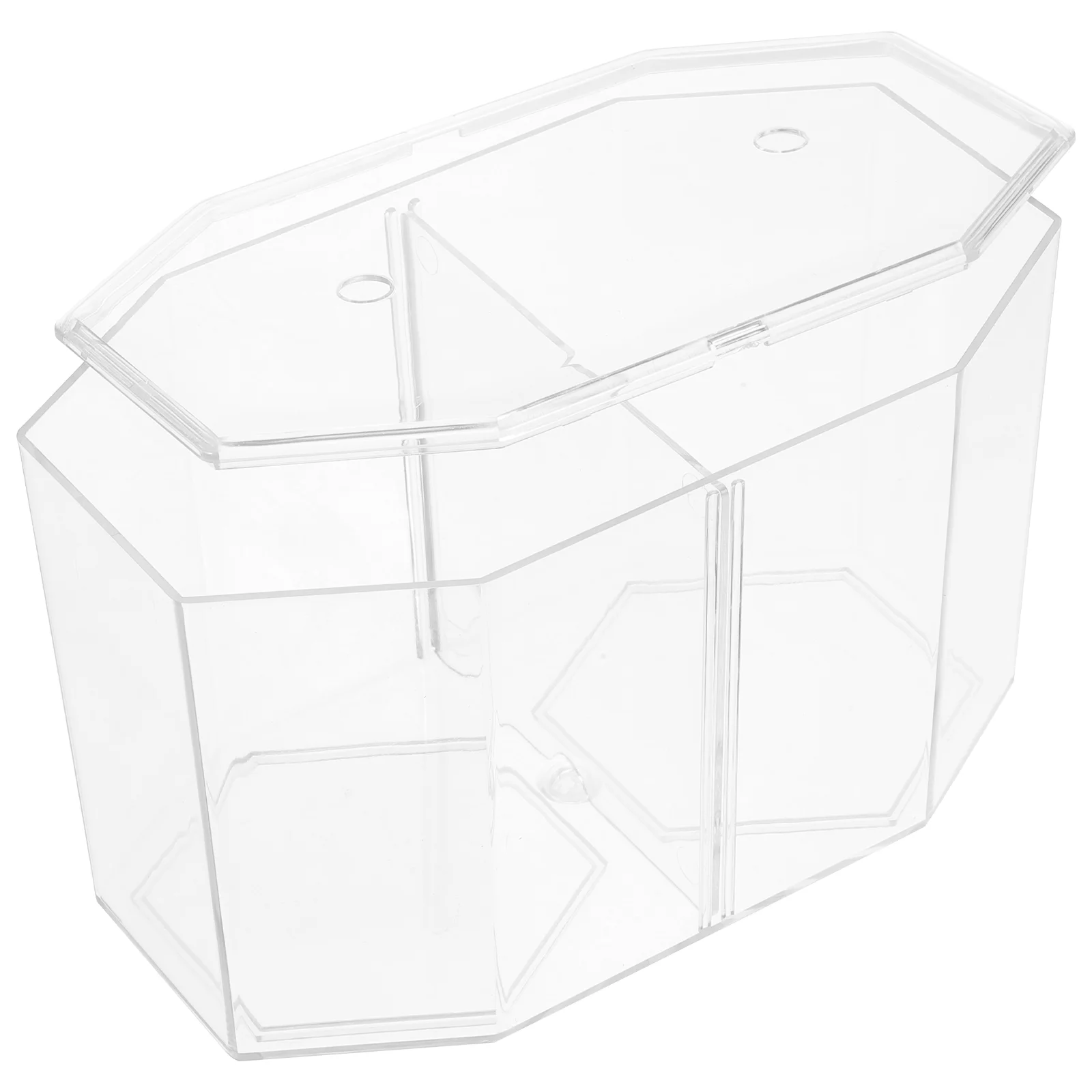 

Octagonal Fish Tank Aquarium & Bowls Maternity for Betta Hatchery Guppy Tanks Mini Separator Decorations Fishtanks Container