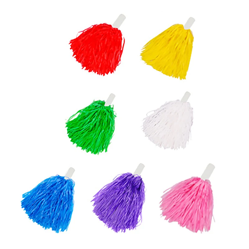 Forniture per partite sportive da ballo e decoratore per concerti vocali Cheerleading tifo Flower Ball Pom Poms