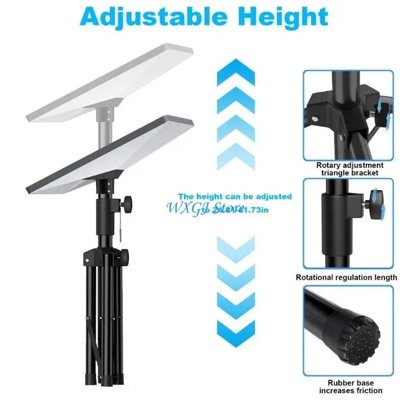 

37JE Tripod Stand with Mount Adapter for Satellite Gen 3 Adjustable Height Tripod Mount Tilt Angles Adjustment