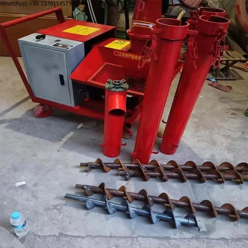 Mini Small Cement Mortar Grouting Machine Good Price Piston Concrete Pump for Sale Compact Construction Equipment
