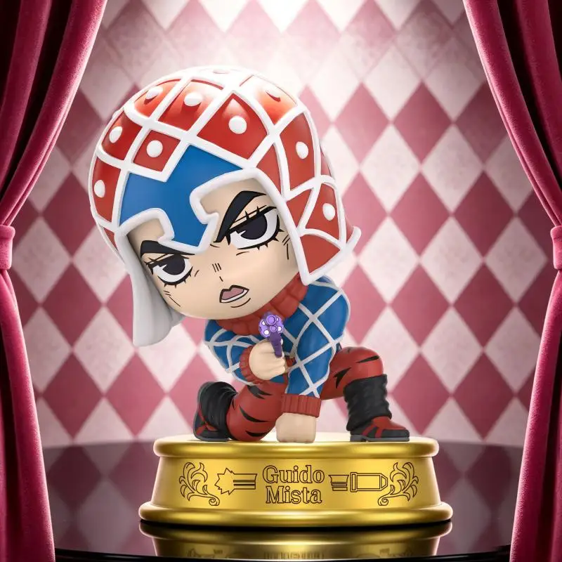 EAKI JOJO's Bizarre Adventure Golden Wind Series Genuine Blind Box Toys Mystery Box Doll Guess Bag Cute Anime Figure Gifts