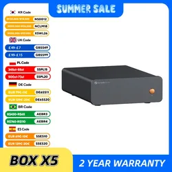 Fosi Audio BOX X5 HIFI Phono Preamp, Mini Preamplifie Home Audio for MM/MC Cartridge Turntable RIAA Preamplifier compact with V3