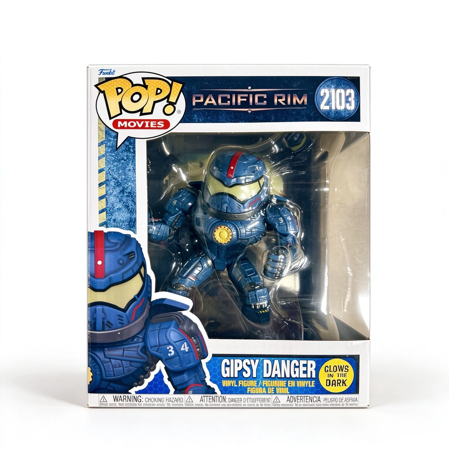 Funko Pop Pacific Rim Super Gipsy Danger Glow Vinyl Figure 2103 Official Licensed Limited Edition Collectible For Fans Gift