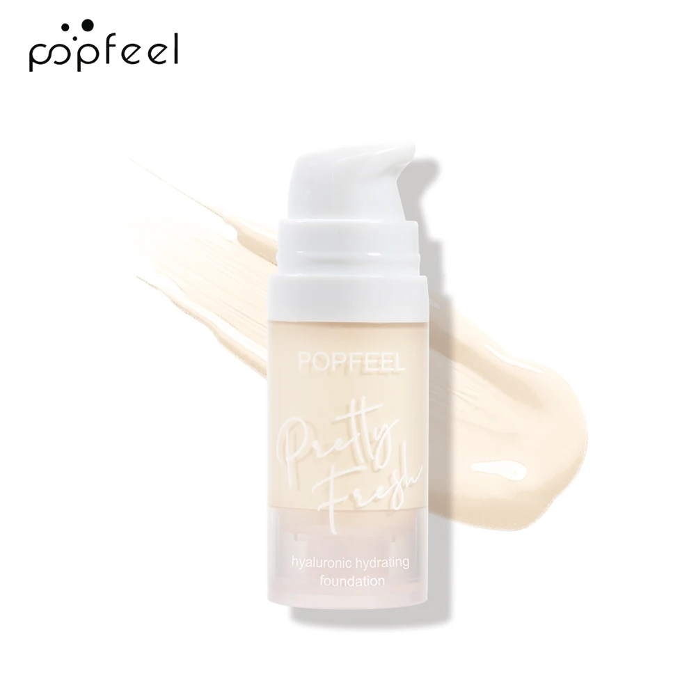 POPFEEL FF The new Concealer Matte Foundation Fluid Flawless Concealer Invisible Pore Natural Hydrating Foundation