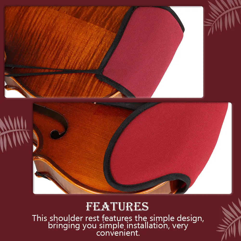 

Violin Shoulder Support Rest Stable Comfortable Cushion Design Convenient Violin Playing Accessory Shoulder Rest
