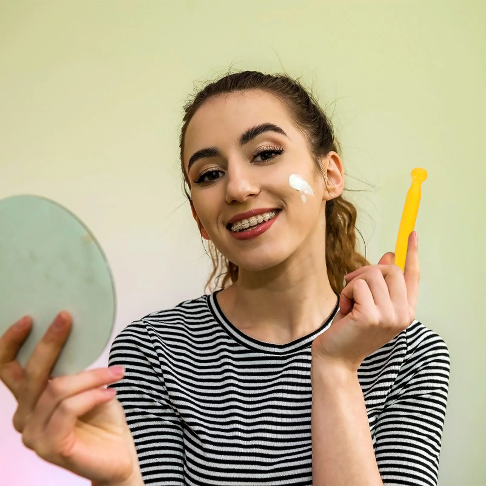 

2 шт., массажный стержень для акупунктурных точек, прочный портативный массажный стержень из смолы, инструмент для расслабления лица и тела, прочный, удобный захват, инструмент для акупрессуры для шеи