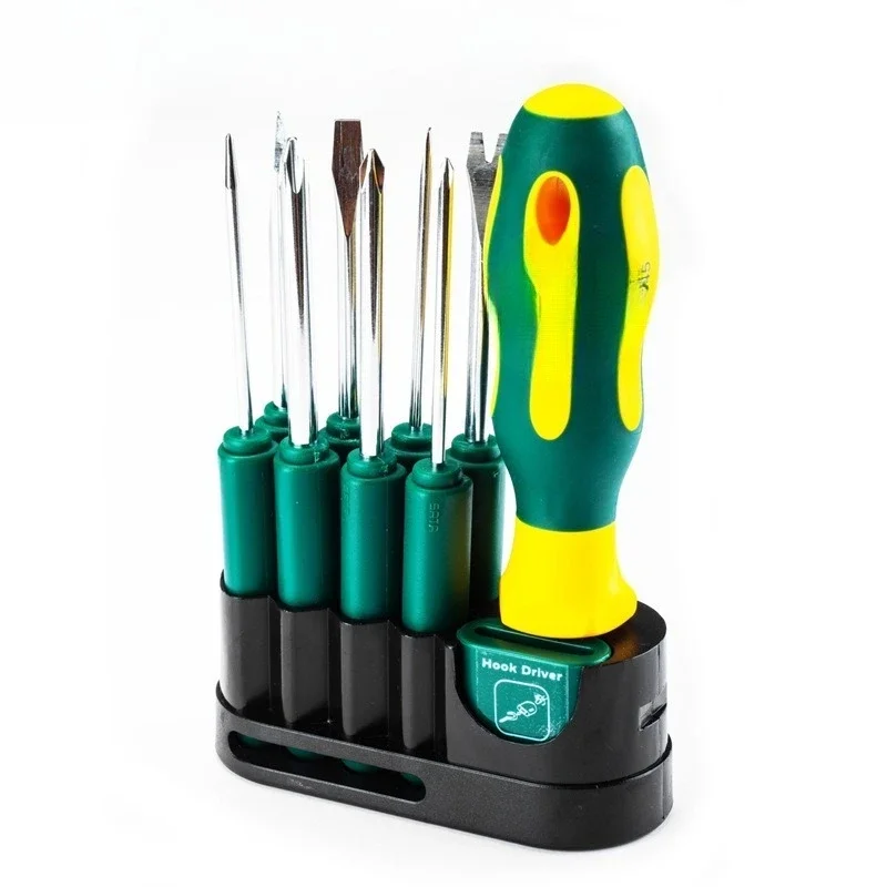 

Screwdriver set Disassembly and maintenance tools Replaceable head Multifunctional one-word cross ratchet screw batch