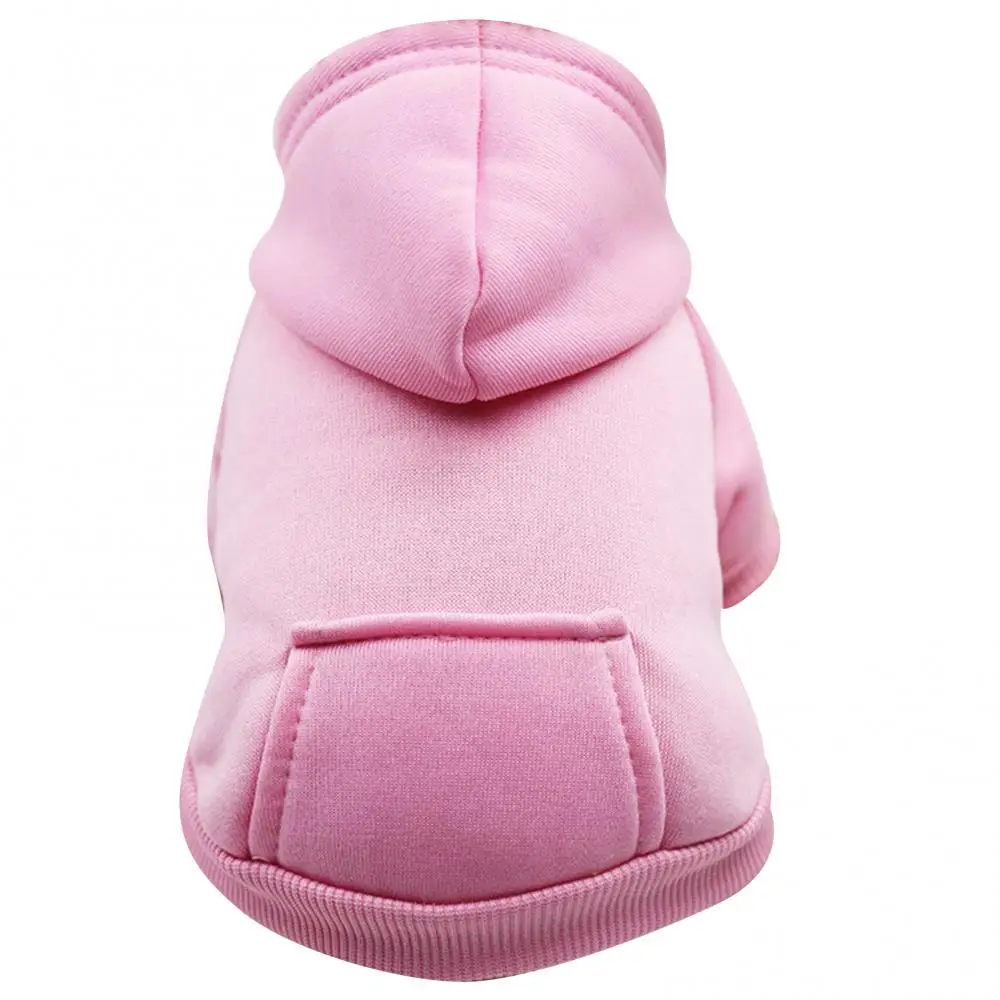 Soft Dog Winter Hooded Sweatshirt Pet Coat Puppy Jacket for Small Medium Dogs French Bulldog Coat Chihuahua Yorkie Pet Costume