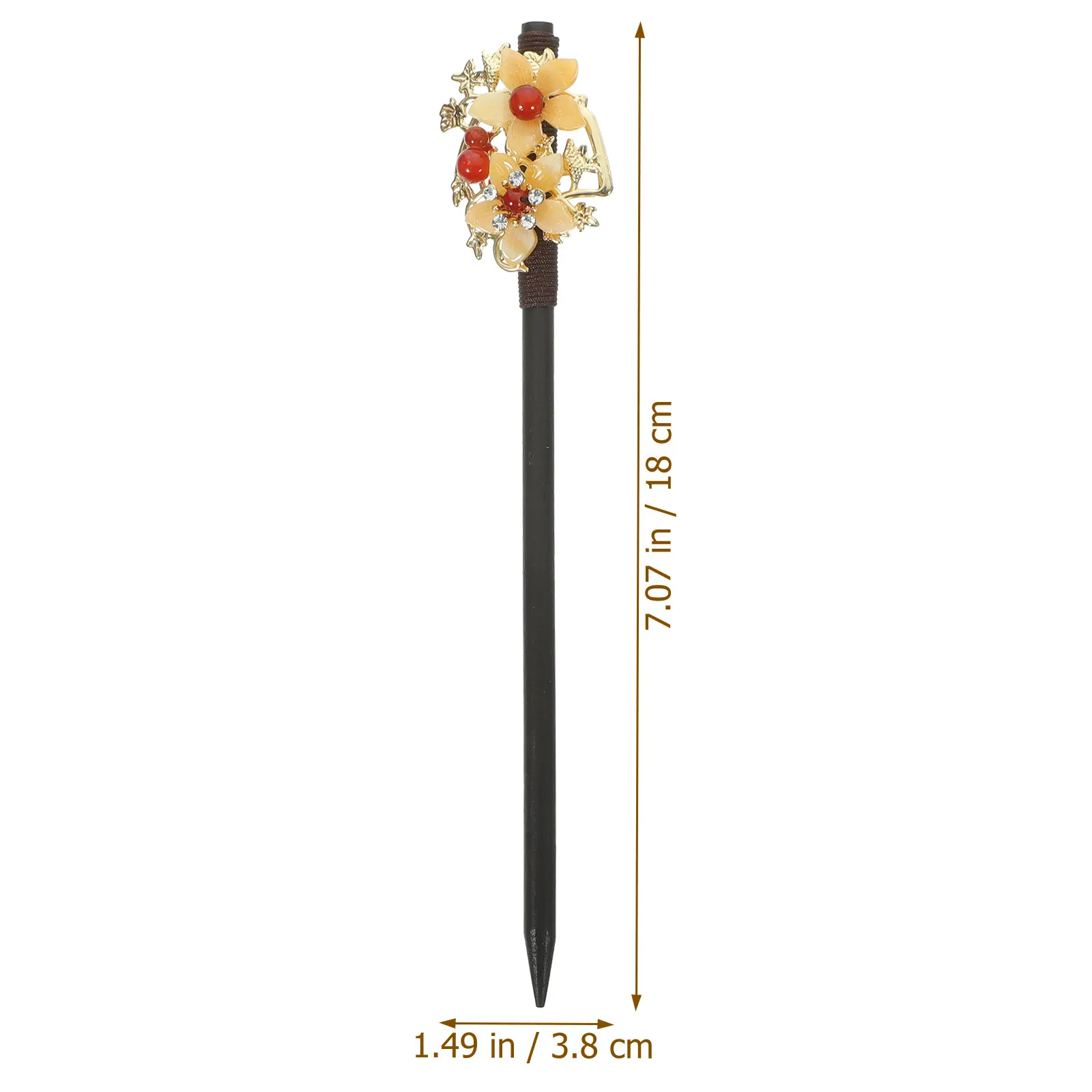 4Pcs Flower Hair Chopsticks Chinese Style Vintage Decorative Hair Sticks Elegant Accessories for Girls Women Unique Charming