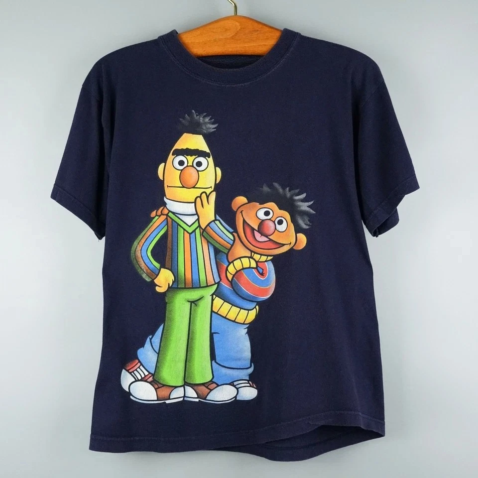 Vintage 1999 Muppets t shirt Sesame street Jim Henson Men Clothing T Shirts for Men