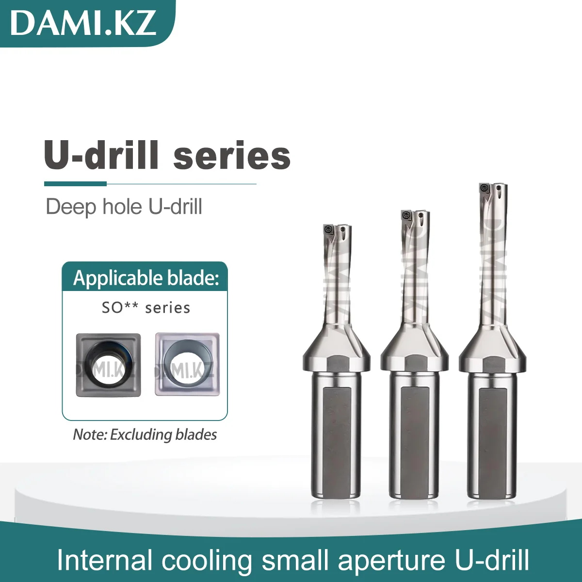 

C20-2D8-SO03 C20-5D12-SO04 Small Aperture U-drill Internal Cooling Deep Hole Violent Drilling SOMT SOMG Carbide U-drill Inserts