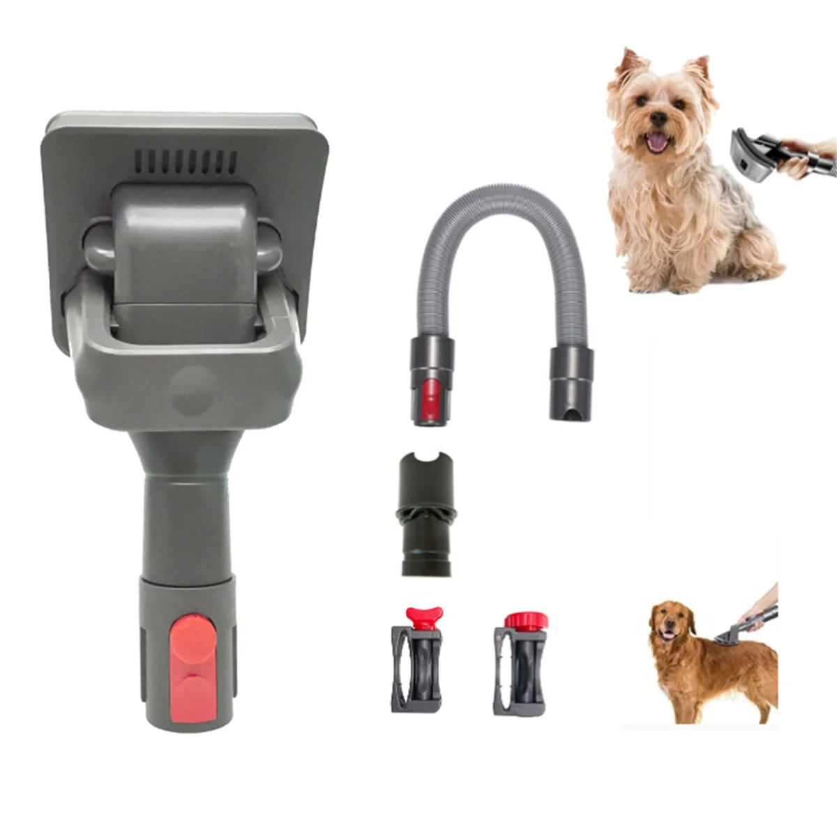 Dog Cat Brush for Grooming for V7 V8 V10 V11 V15 Absolute Animal Trigger Vacuum Pet Brush with Extension Hose