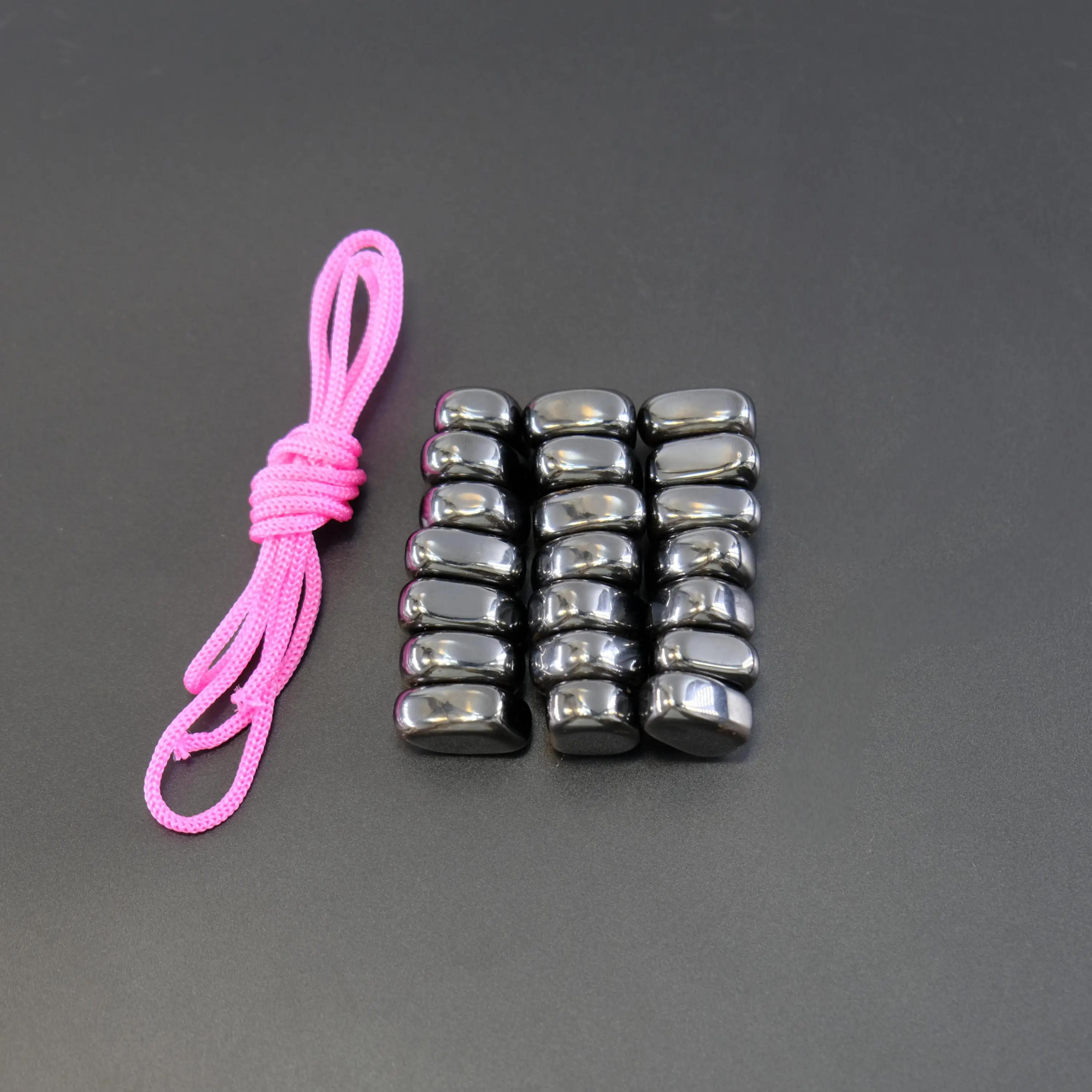 Polished Irregular Black Lodestone Magnet Multi Functional Magnetic Block Relieve Stress Therapy Interaction Play Fridge Magnets