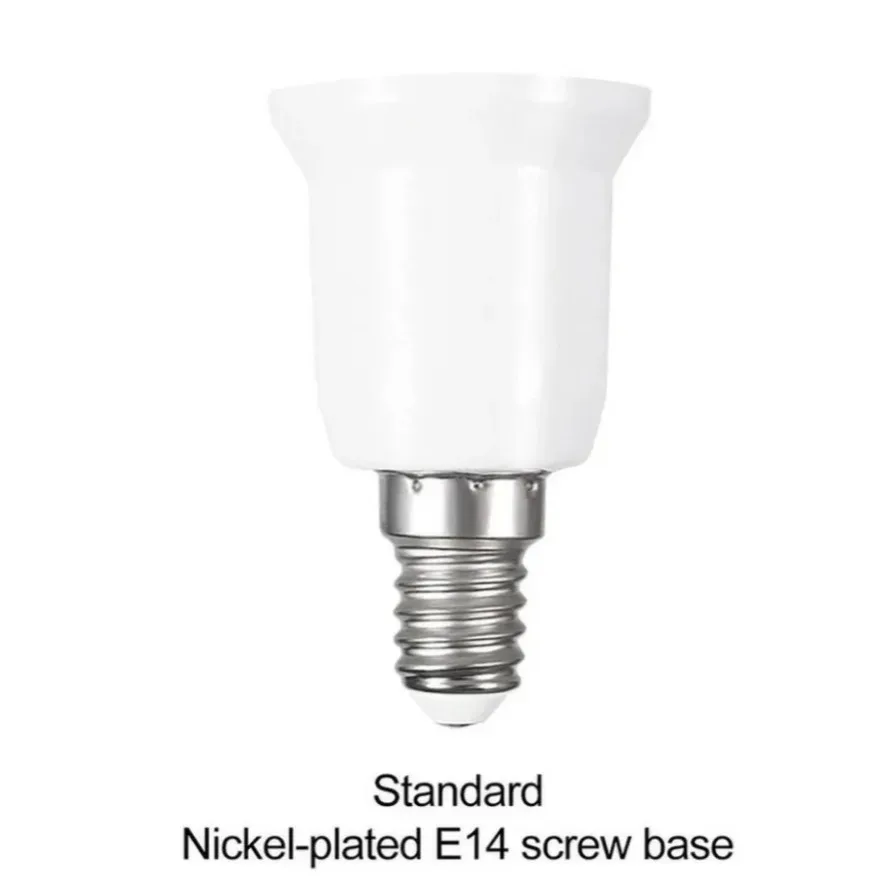 Standard E14 To E27 Adapter Conversion Socket 220V 110V Plastic Converter High Quality Material Socket Bulb Adapter Lamp Holder image 5