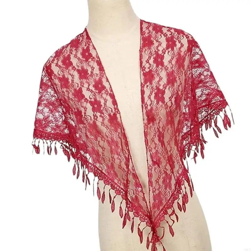 Elegant Hollowed ren khăn choàng Băng vai Váy tua rua Phụ kiện phụ nữ cho sự kiện đặc biệt Gathering