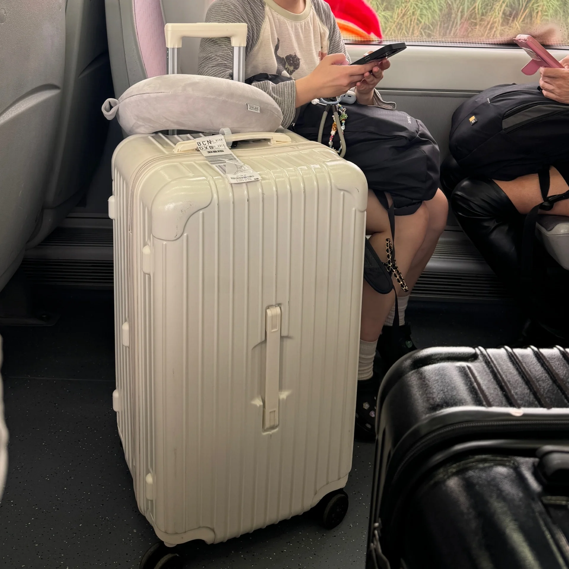 

New Design 30-Inch Zipper Lage Thiened Travel Suitcase ex Pure Color Couples Bag for Travel ABS+PC Material