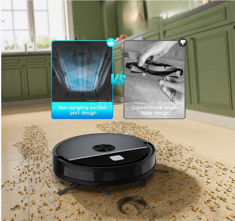 

2026 New Model3500Pa Strong Suction Power Robot Vacuum Cleaner Mop Wi-Fi App Alexa Self-Charging Robotic Vacuum for Hard Floor P