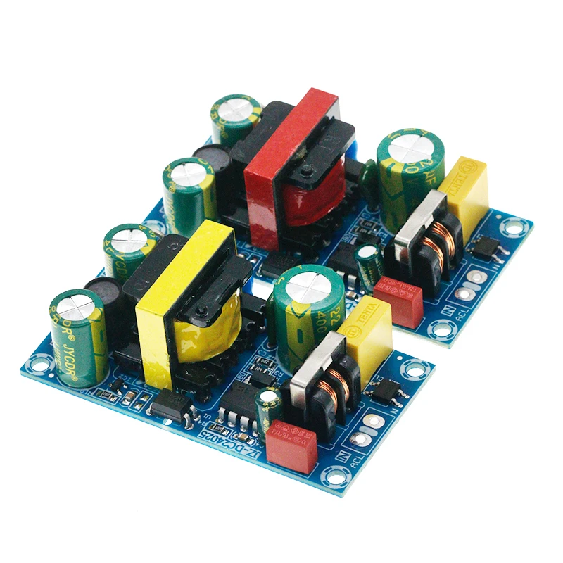 AC-DC 12V2A 24W Switching Power Supply Module Bare Circuit 100-265V to 12V 2A Board for Replace/Repair 24V1A