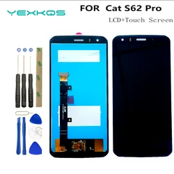 Original For Caterpillar CAT S62PRO LCD Screen Display+Touch Panel Digitizer For Caterpillar  s62 Pro