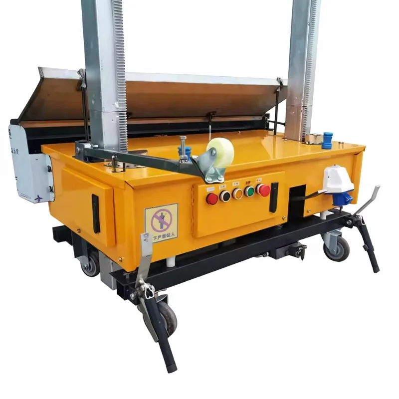 Advanced automatic plastering machine, wall plastering, automatic cement spraying technology,500 square meters / 8-hour capacity