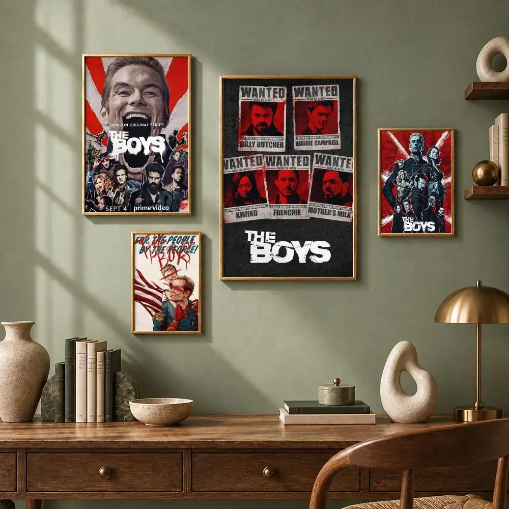 Trending TV Series T-The BoysS Poster HD Self-Adhesive No Residue After Removal Ideal for All Kinds of Wall Decor