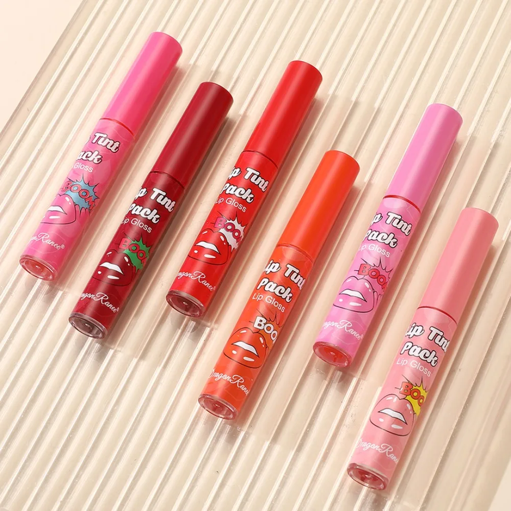 Lápiz labial creativo que no destiñe, maquillaje de belleza, lápiz labial hidratante, maquillaje de esmalte de labios resistente al agua de larga duración