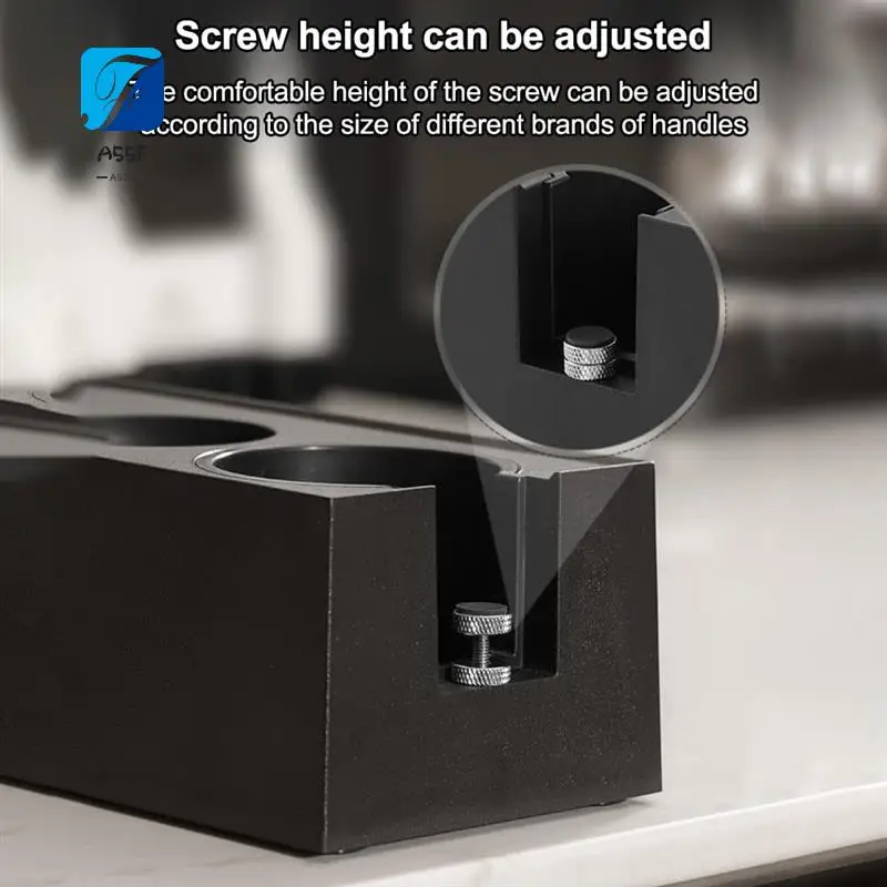 

A55F-Coffee Tamper Station,Espresso Stuffing Station For 51-58Mm Coffee Tamper Table With Knock Box For Kitchen,Restaurant