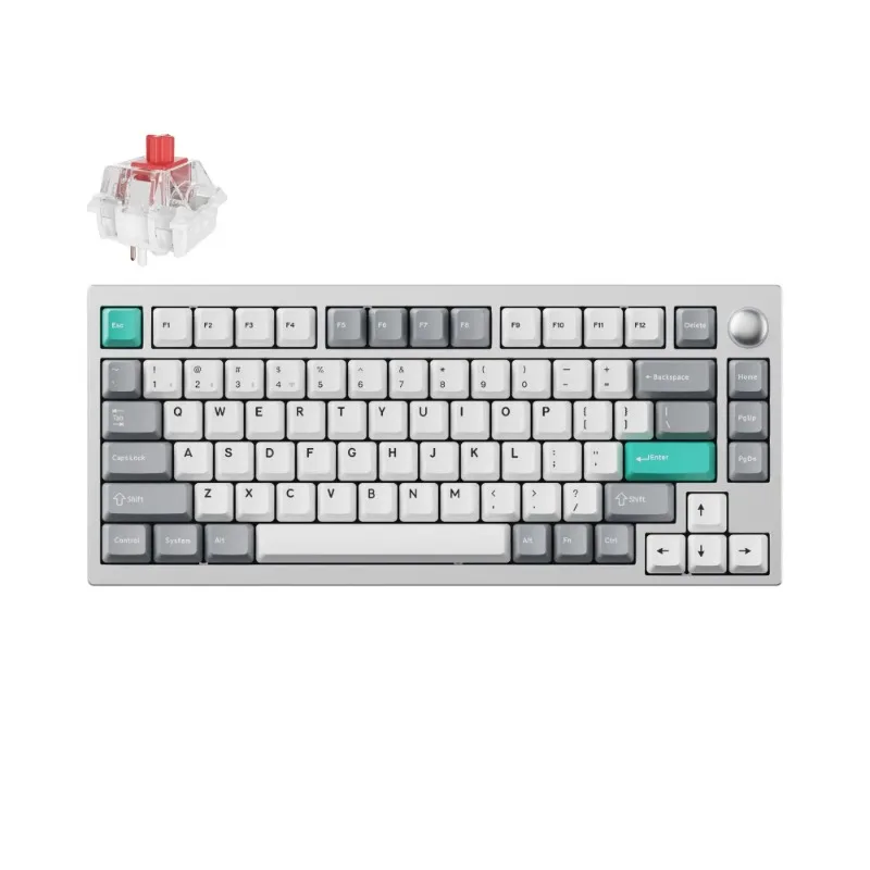 

Keyboard Full CNC Machined Aluminum Keychron Super Mechanical Switch Lemokey P1 Pro QMK/VIA Wireless Custom Gaming Mechanical
