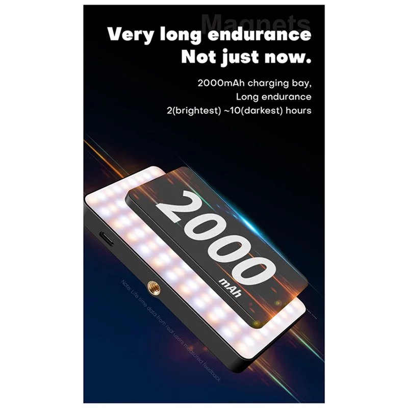 

AT82-M20 RGB Fill Light Magnetic Cell Double-Sided Selfie Light Clip-On Flat Light For Camera & Makeup Video Conferencing