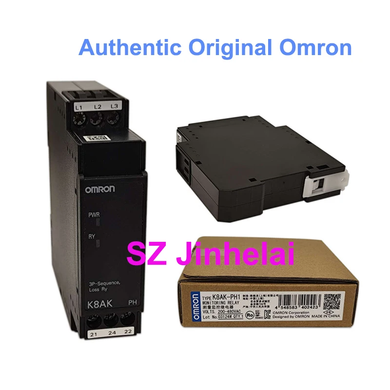 

OMRON K8AK-PH1 Authentic Original 3 phase phase Loss Relays Measuring Monitoring Relay 200-480VAC