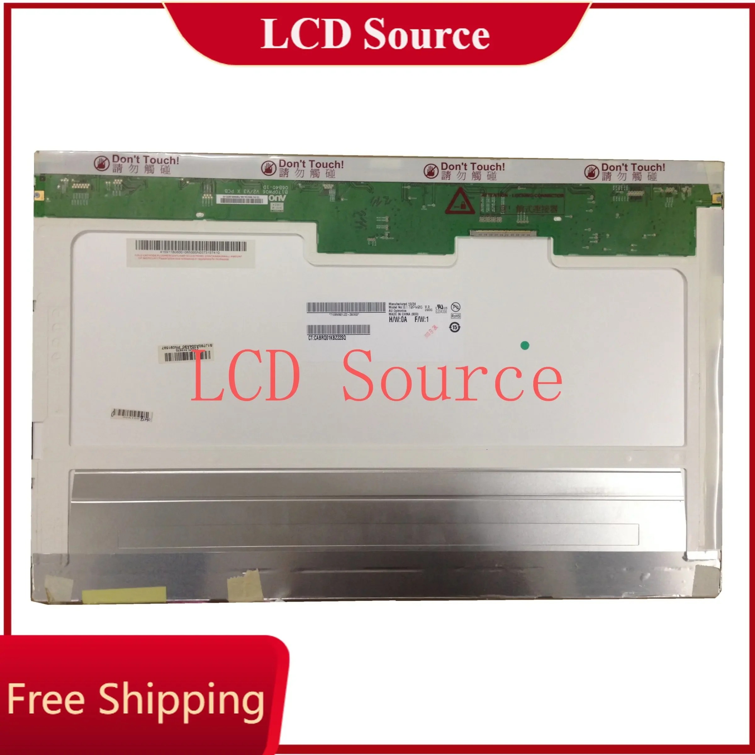 

B170PW06 V.3 V.2 fit B170PW03 LP171WX2 B170PW01 V.1 V.0 LP171WP4 LTN170X2-L02 Panel LCD Screen