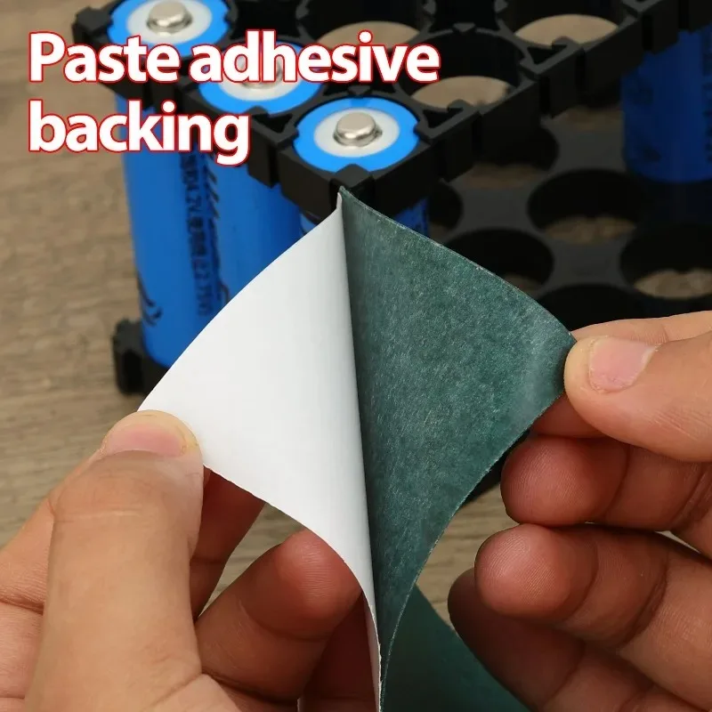 Self-adhesive 18650 Barley Paper Insulation Pads Lithium Battery Pack Adhesive Backing Green Shell Paper Insulated Isolator Pads
