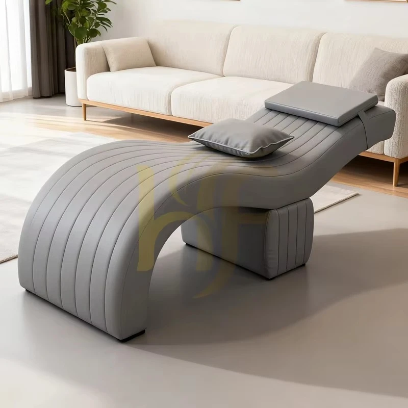 Modern Curved Hydraulic Incliner Eyelash Lash Bed Eyebrow Stretcher Eye Lashes Bed Studio for Beauty Salon