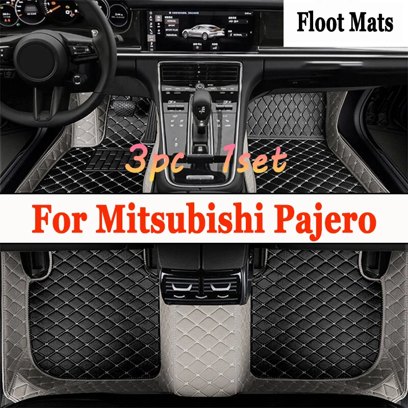 Car Floor Mats Parts For Mitsubishi Pajero (5 seats) 2024 2023 2022 2021 2020 2019 2018 2017 2016 2015 2014 2013 2012 2011 2010