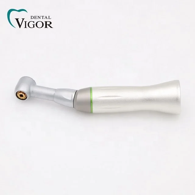 Vigor Low Speed Dent al Handpiece Push Button Contra Angle Reduction 10:1 Contra Angle Handpiece