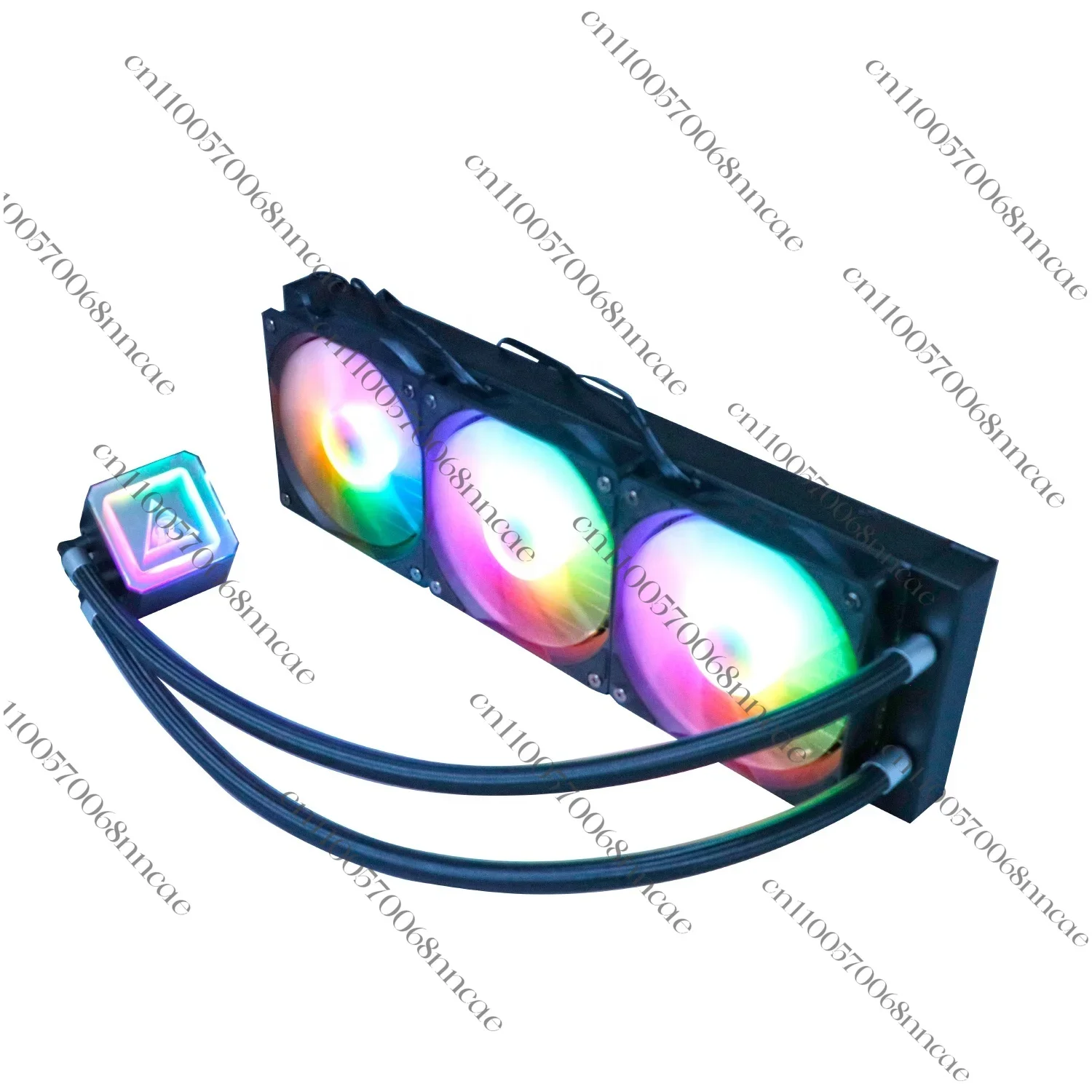 High-End Integrated RGB Liquid-Cooled CPU Cooler for PC Factory ODM Water-Cooled Heatsink 120mm OEM Screen Cooling Computer Case