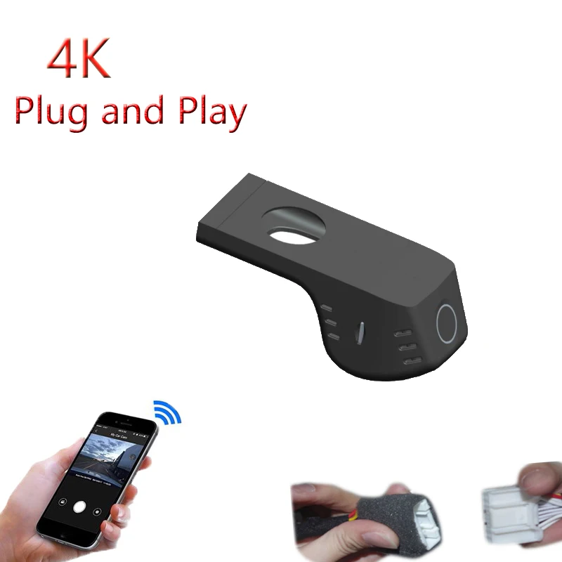 

4K Plug And Play For Geely Geome 2025 Car Wifi DVR Video Recorder Dash Camera Dashcam