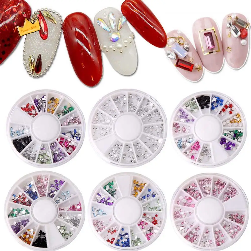 Akcesoria do manicure Akcesoria do paznokci Akrylowy zestaw biżuterii do paznokci Uroki do paznokci Diamentowa ozdoba do paznokci Kryształowy kryształ do paznokci