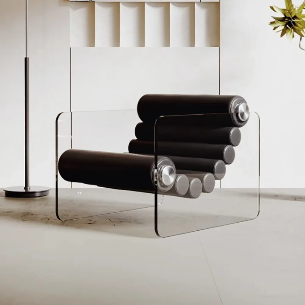 Sillas de balcón contemporáneas, reposabrazos para sala de estar, soporte trasero, sillón italiano, diseño de lectura, decoración del hogar