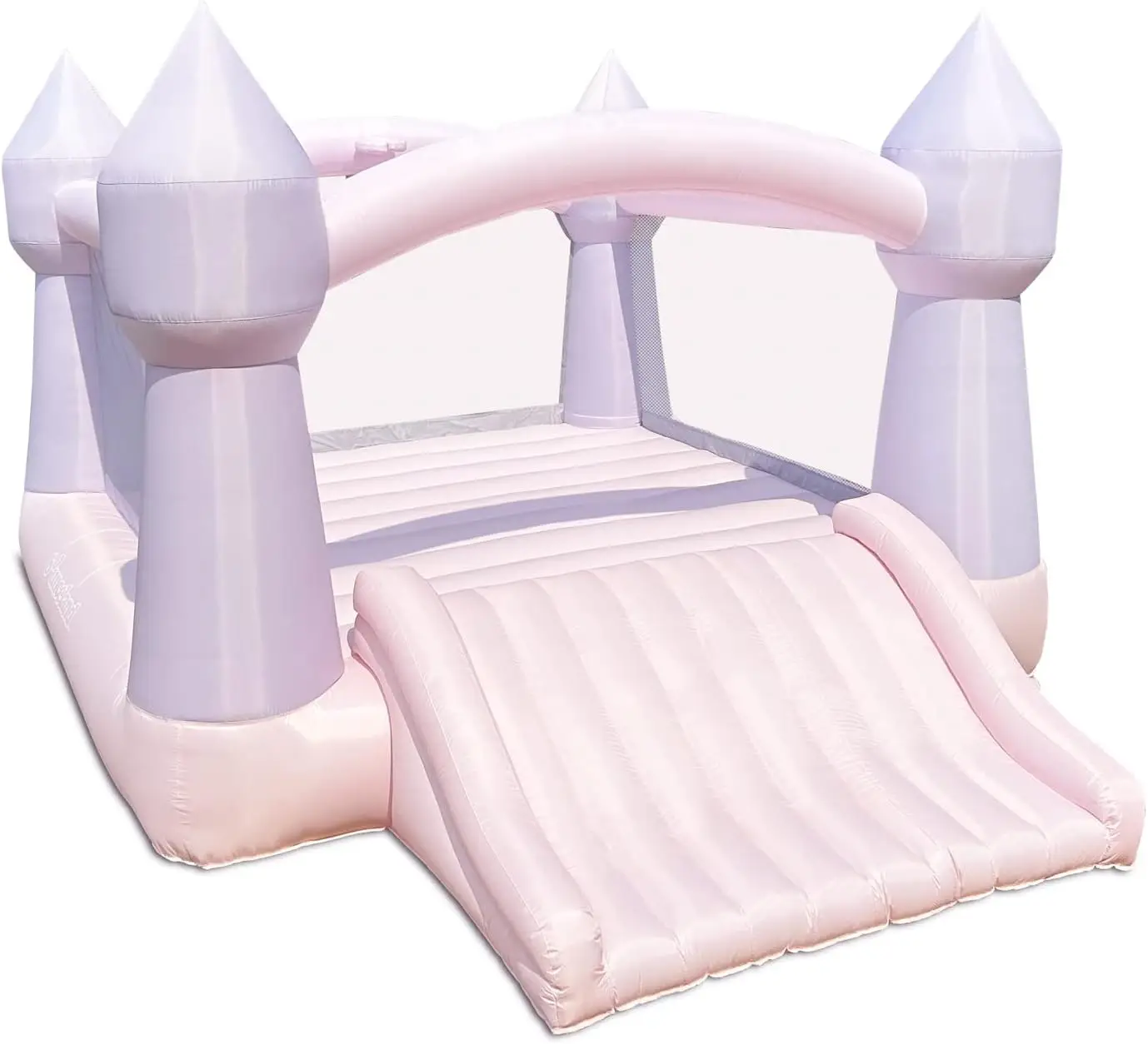 Party Castle Daydreamer Cotton Candy Bounce House, Large Size 16.4 ft L x 13.1 ft W x 9.3 ft H, Basketball Hoop, Blower Included