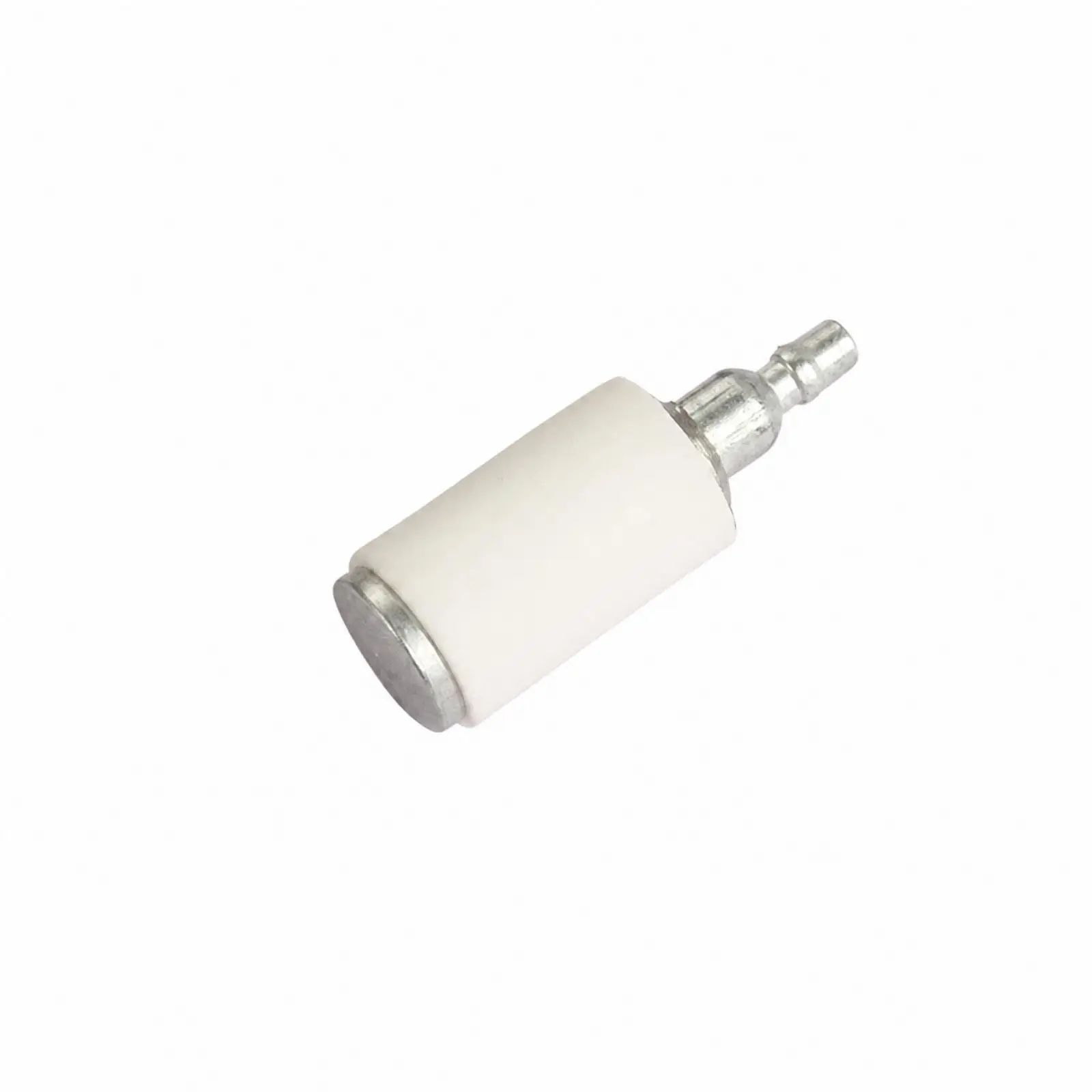 Fuel Saw Fuel Filter Easy to Replace Fuel Filter with Metal End Caps Hose-Barb Compact for Small Engine Repair