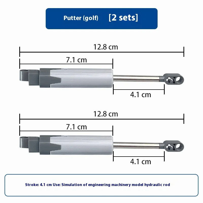 التقنية دفع قضيب الخطي المحرك الديناميكي قضيب تليسكوبي المسمار رافع 40918 61927 61904 MOC بنة دفع وسحب أجزاء