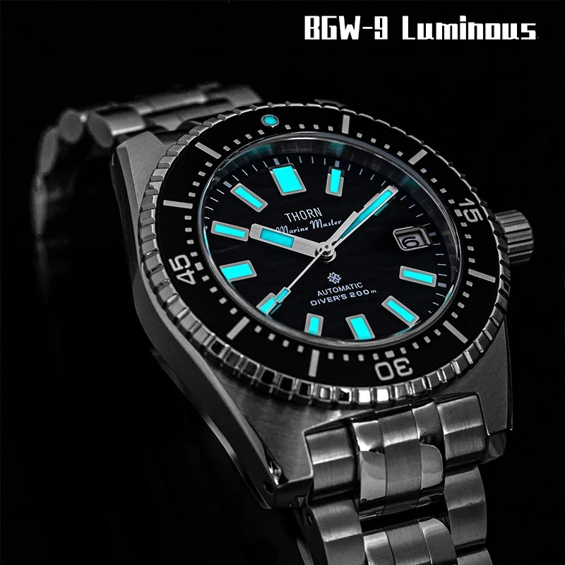THORN Homage Watch MM300 Japan NH35 Automatic Mechanical 316L Stainless Steel Sapphire Crystal 20Bar 40mm Men Luxury Dive Watch