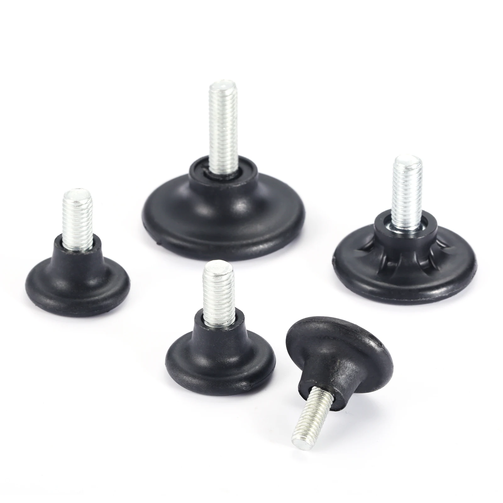 5/10pcs Adjustable Furniture Feet Pad Screw M6/M8 Leveling Height Bolt Balance Table Leg Chair Sofa Base Protect Floor Anti-slid