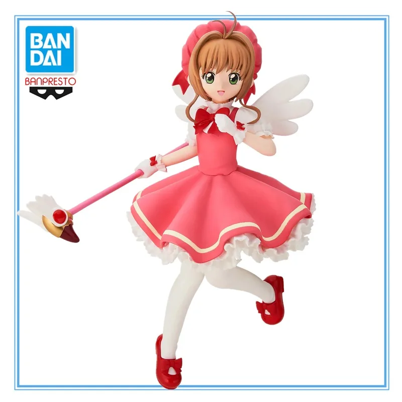 In Stock Original BANDAI Banpresto Cardcaptor Sakura‌ KINOMOTO SAKURA PVC Anime Figures Action Figure Model Toys Christmas Gifts